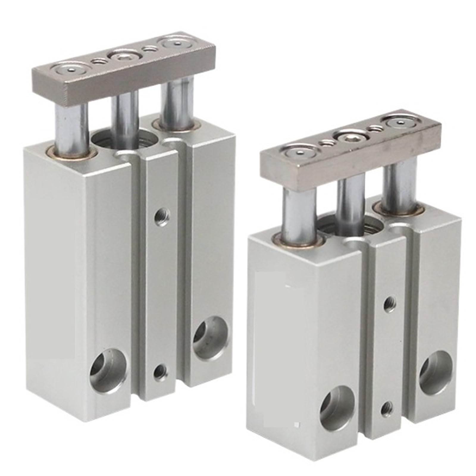 Cylindre pneumatique guidé TCM10X10S mini tige de guidage compacte