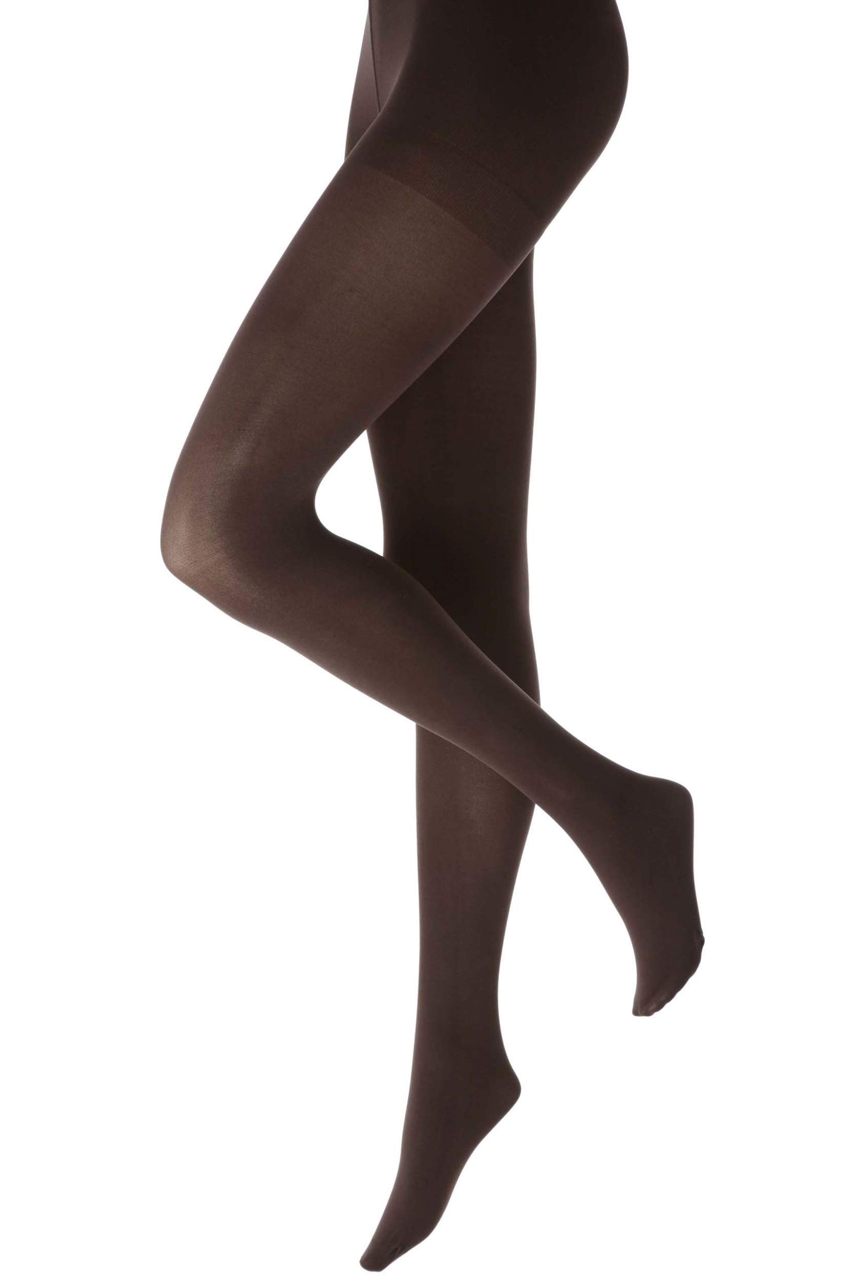 Charnos Women's Chocolate 1 Pair 60 Denier Opaque Tights Large