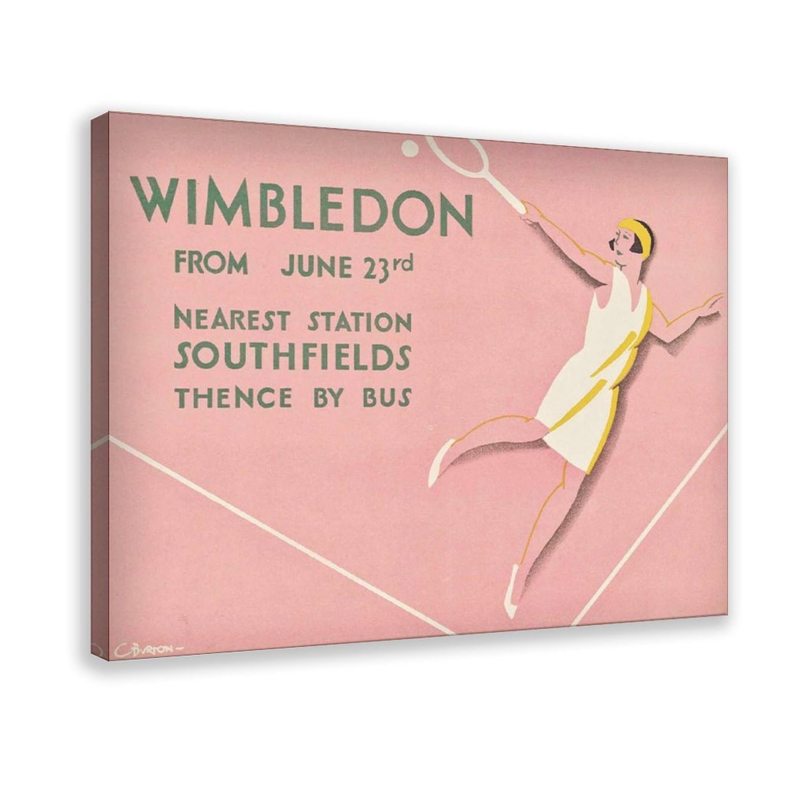 NCUDANK Vintage London Match Southfield Poster Canvas Poster Bedroom Decor Landscape Office Room Decor Gift 12x18inch(30x45cm)
