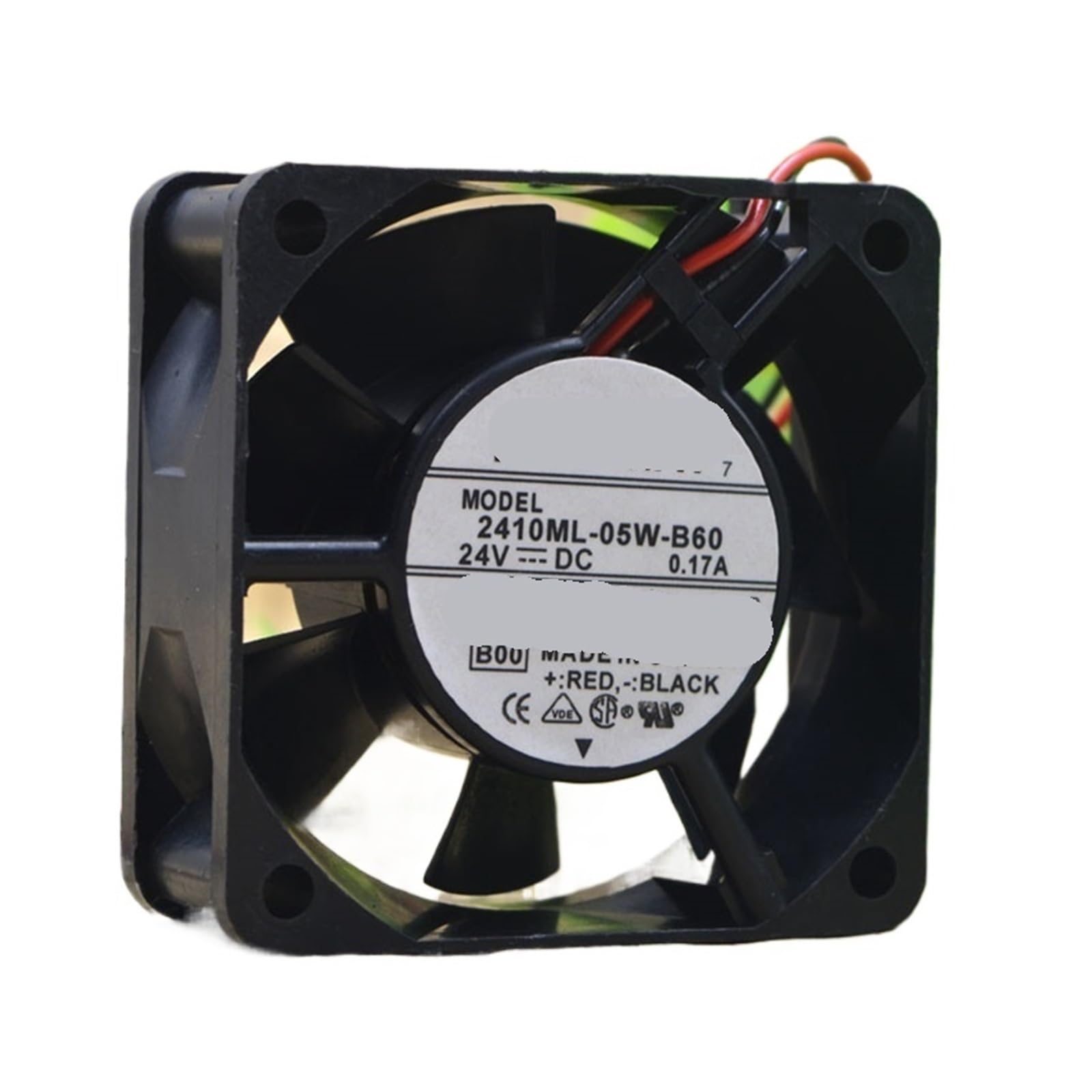 JJKKOZVQF 2410ML-05W-B60 DC 24V 0.17A 6CM 6025 inverter cooling fan