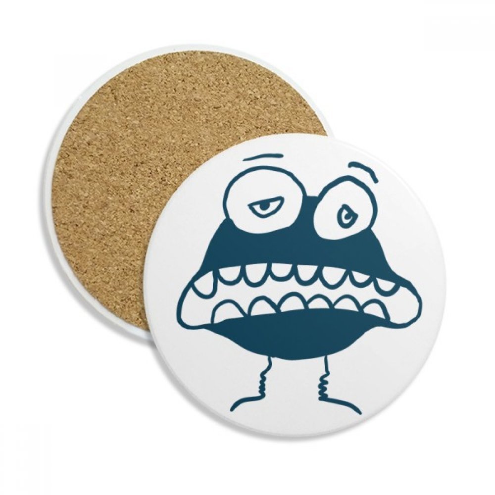 Monster créature caboteur céramique contre les taches de boisson sur la table
