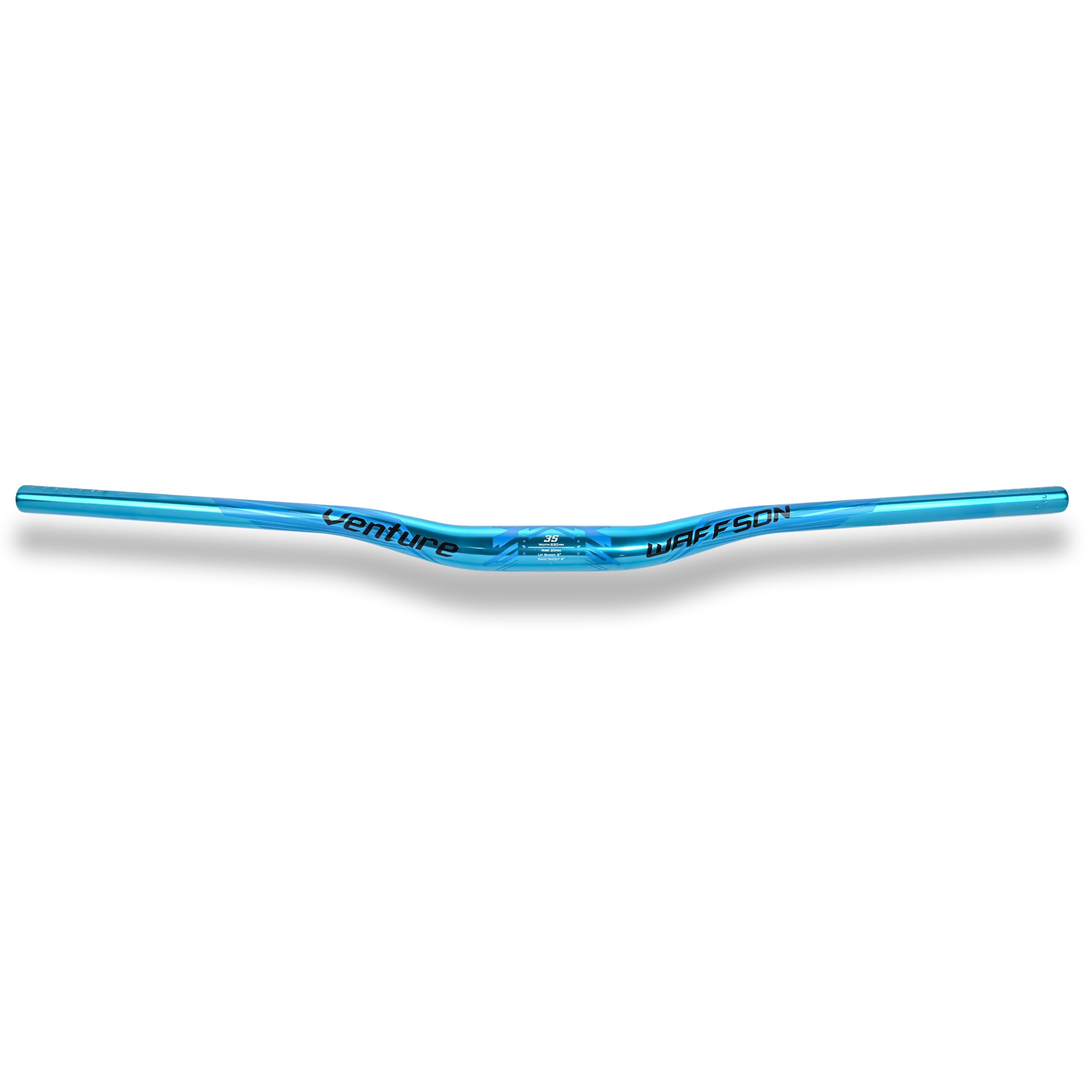 WFS Venture 35 x 820 mm Handlebar 20 mm Rise, Blue.