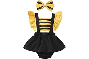 AGQT Baby Bee Costume for Girls: Perfect 1st Halloween Outfit!