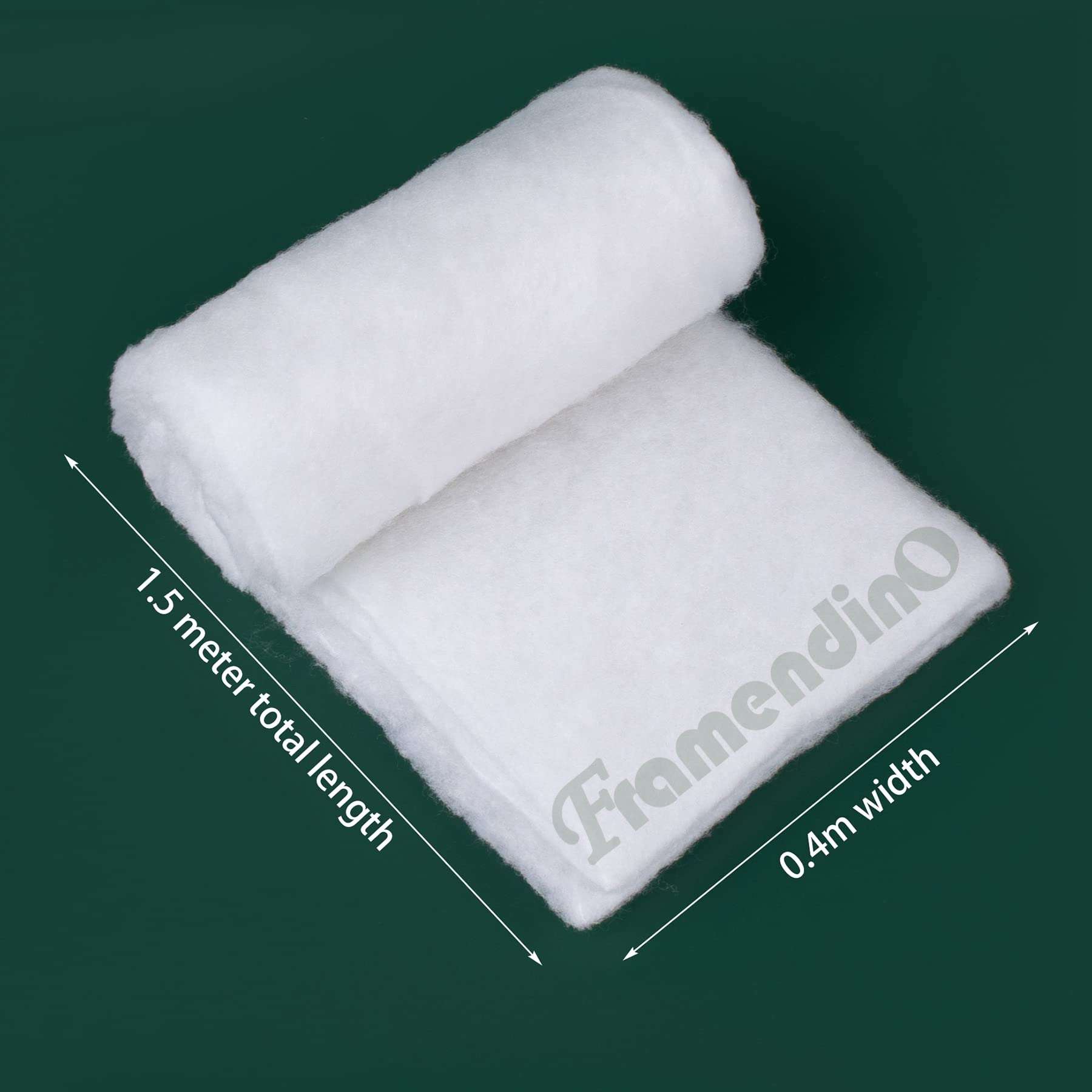 Framendino, Christmas Snow Blanket Set Artificial Faux for Crafts Photo Prop