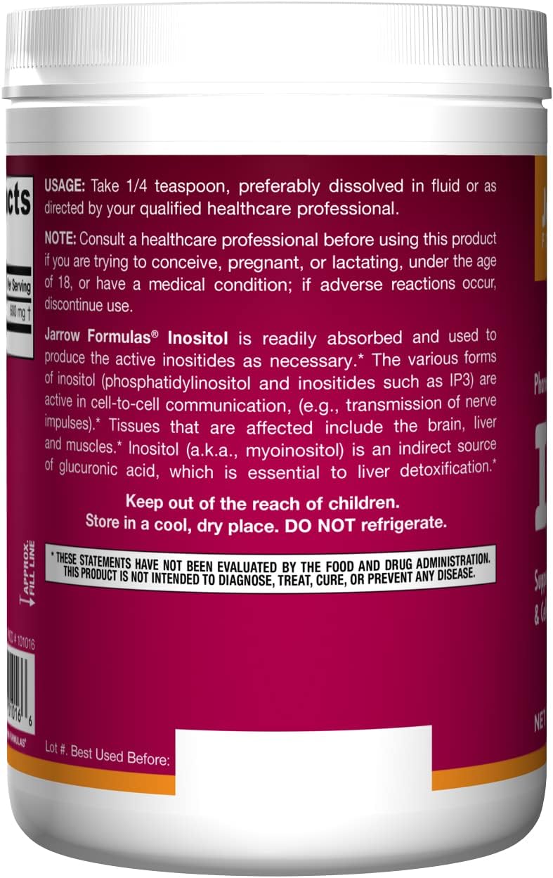 Buy Jarrow Formulas Inositol - 8 oz Powder - Liver Support - Useful for ...