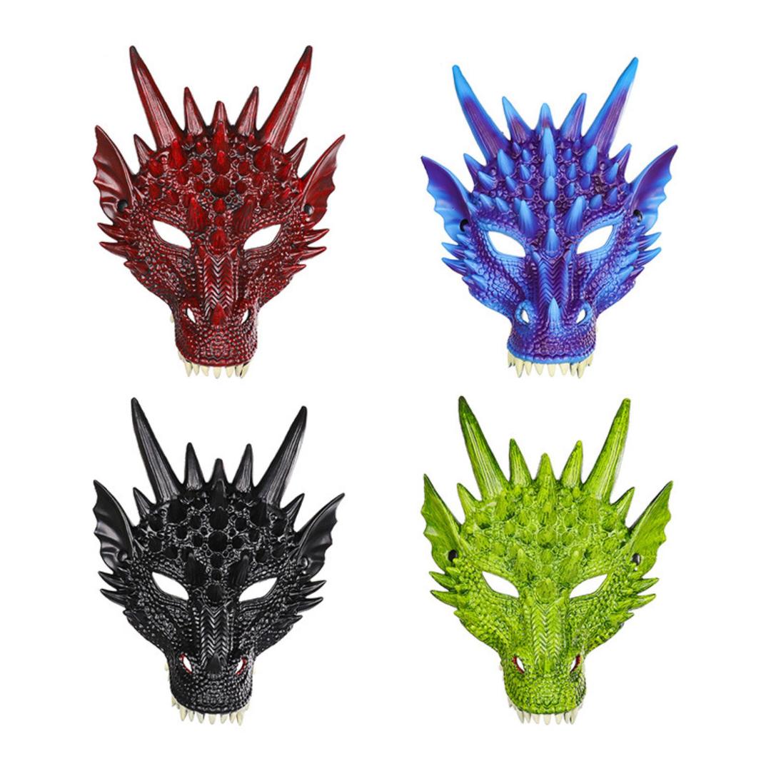Amazon.com: Alodidae Dragon Mask Halloween Masquerade Masks Half