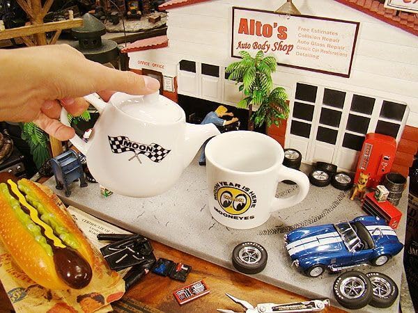 ムーンアイズ ティーセット （ティーポット1個とマグ1個のセット） アメリカ雑貨 アメリカン雑貨