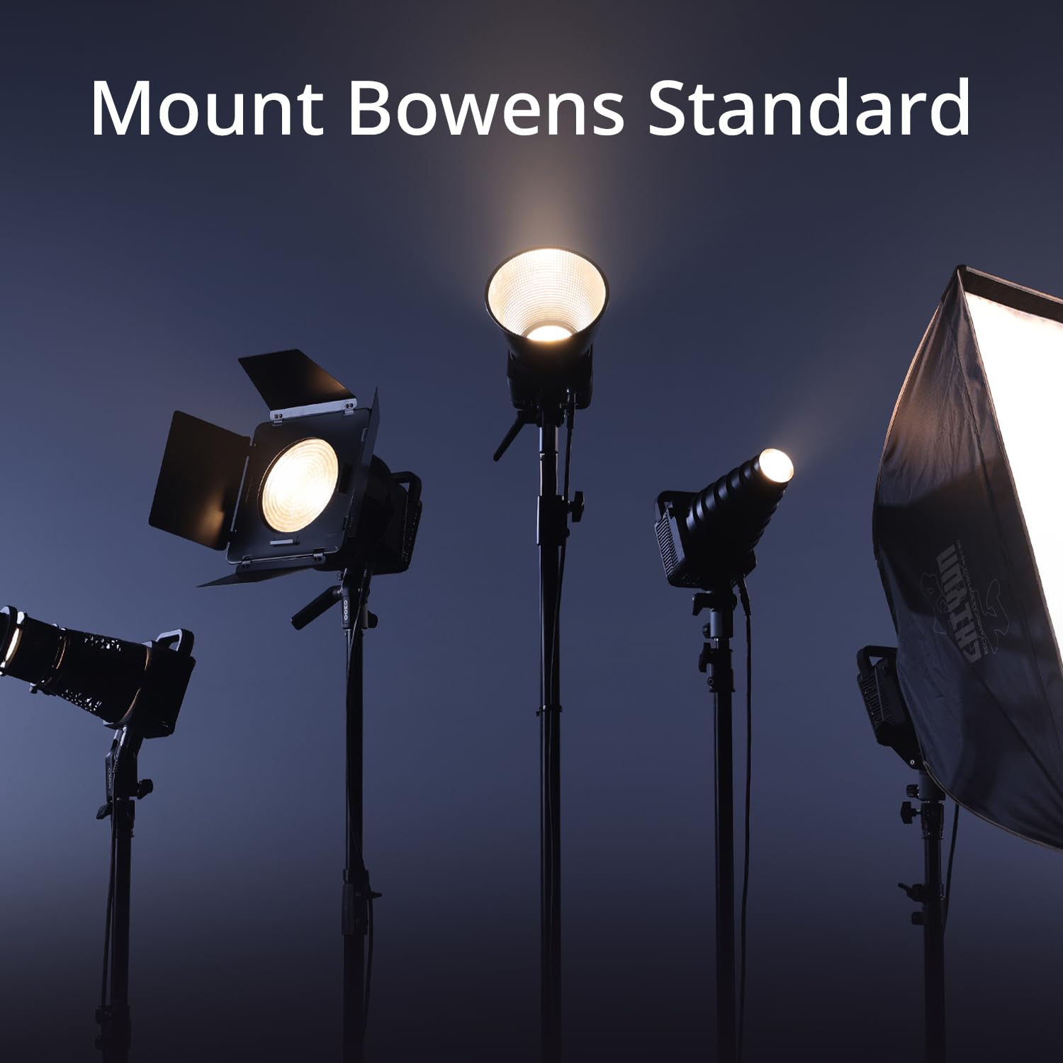 ZHIYUN Molus G300 [Official] Lumiere Video 300W, COB LED Eclairage Video avec Bowens Mount, Bi-Color Streaming Lampe avec 60900 Lux/ 2700~6500K/ CRI≥95/ TLCI≥97/ Contrôle APP