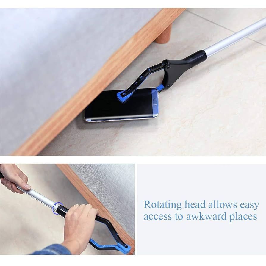 Reacher Grabber Tool 82cm Long Foldable Grab Tool For Elderly, Lightweight Extra Long Handy Trash Claw,Reaching Assist Tool For Pick Up Trash,Litter Picker,Arm Extension Save Your Back