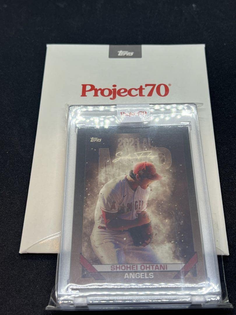 大谷翔平　2021 MVP topps Project70 Amazon.co.jp: 大谷翔平 2021 MVP カード topps project70