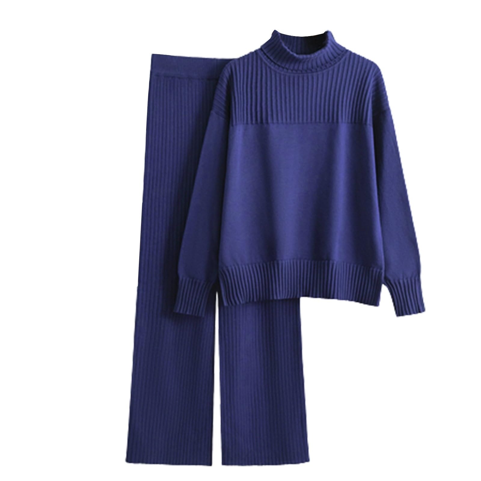 HEONSATI Completo Donna In Maglia Completo Casual Elegante Curvy Sportswear