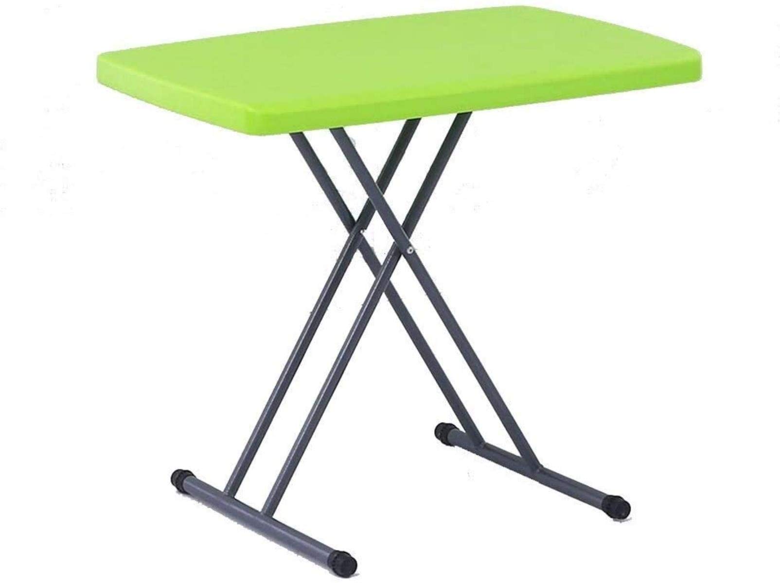 Escritorio plegable para laptop regulable en altura hasta 66cm y mesa auxiliar de plástico
