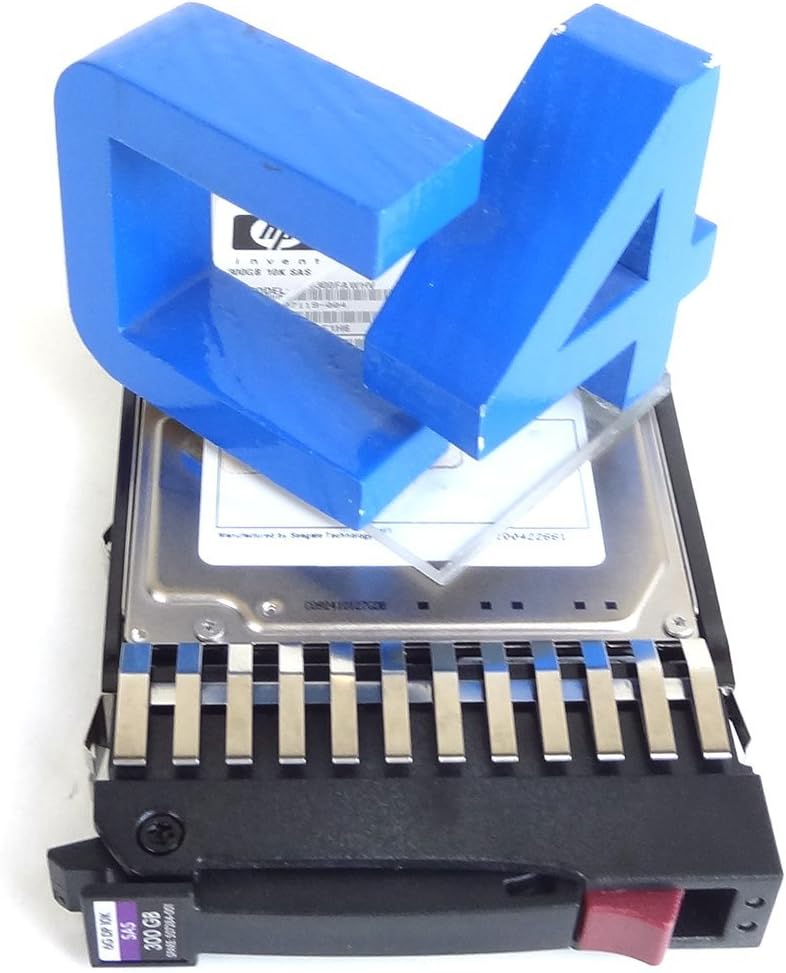 HP 507284-001 Proliant 300GB 10K 2.5-inch 6Gbps Dual Port in Tray SAS Hard Drive (Renewed)