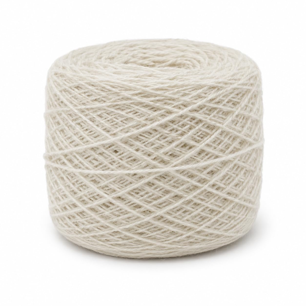 2 ply lace Yarn, 100% Wool, undyed, 100g/400m, Cream, Knitting/Crochet/Weaving