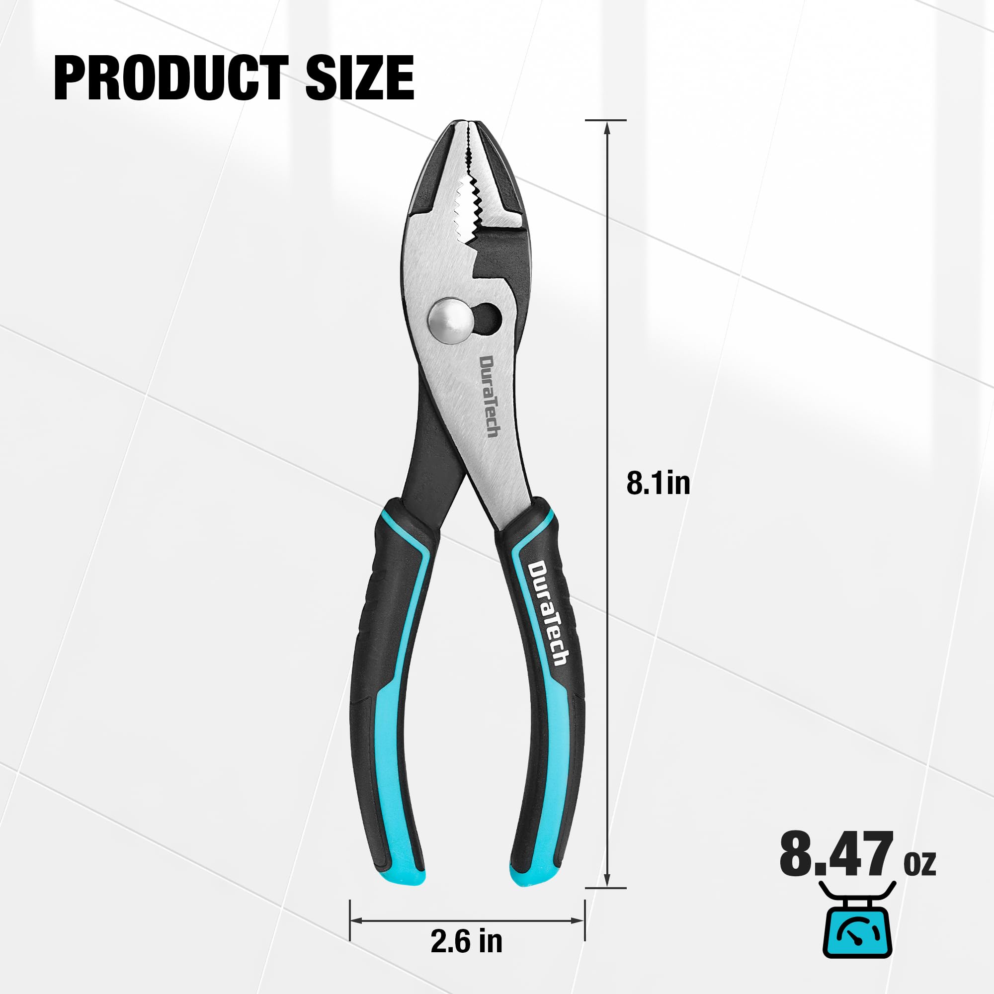 DURATECH Slip Joint Pliers - Durable & Comfortable -6