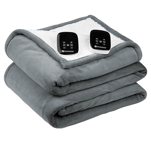 Ultra Soft Plush Sherpa Digital Heated Blanket by OAKRIDGETM