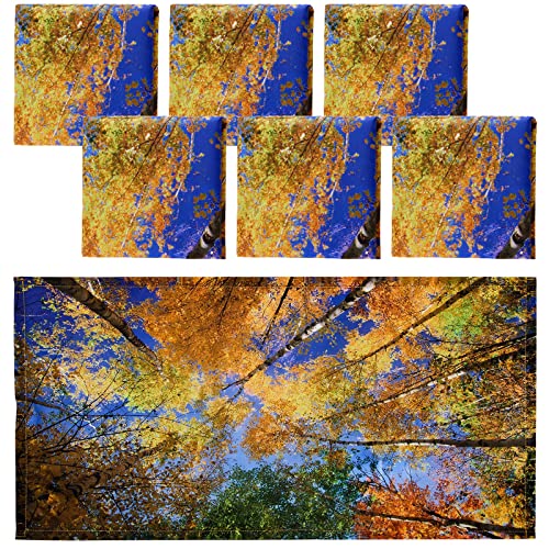 Image of Hortsun 6 Pcs Fluorescent Light Covers - 4 x 2 Feet Magnetic Light Filters, Must Haves for Teacher Supplies, Ceiling Covers for Classroom Fluorescent Shade Hospitals School Office(Trees)