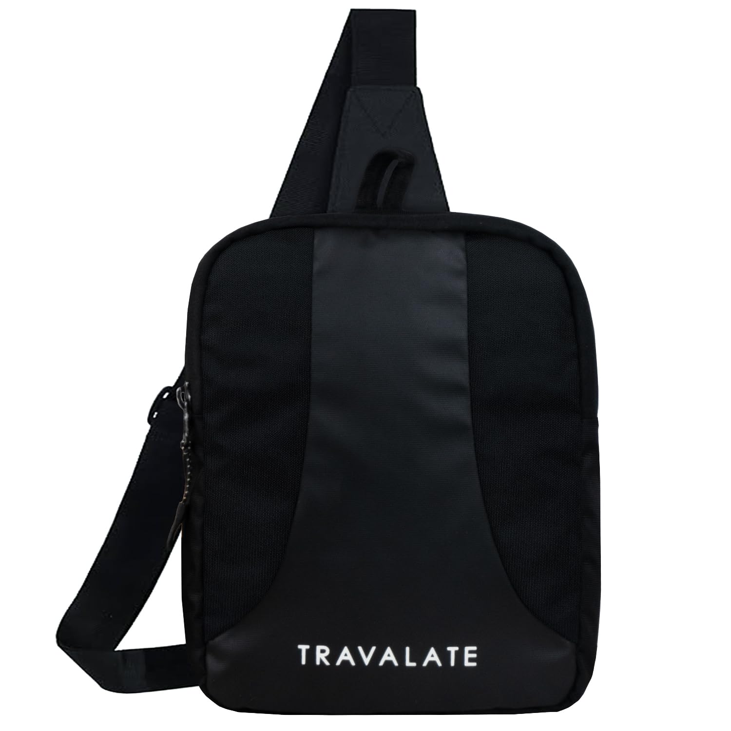 travalate Multi Pockets Sling Bag for Men Women with Padded Section for Tablet|Trendy Crossbody Bag for Hiking Traveling Gifting Travel and Sports - Black-picture-14