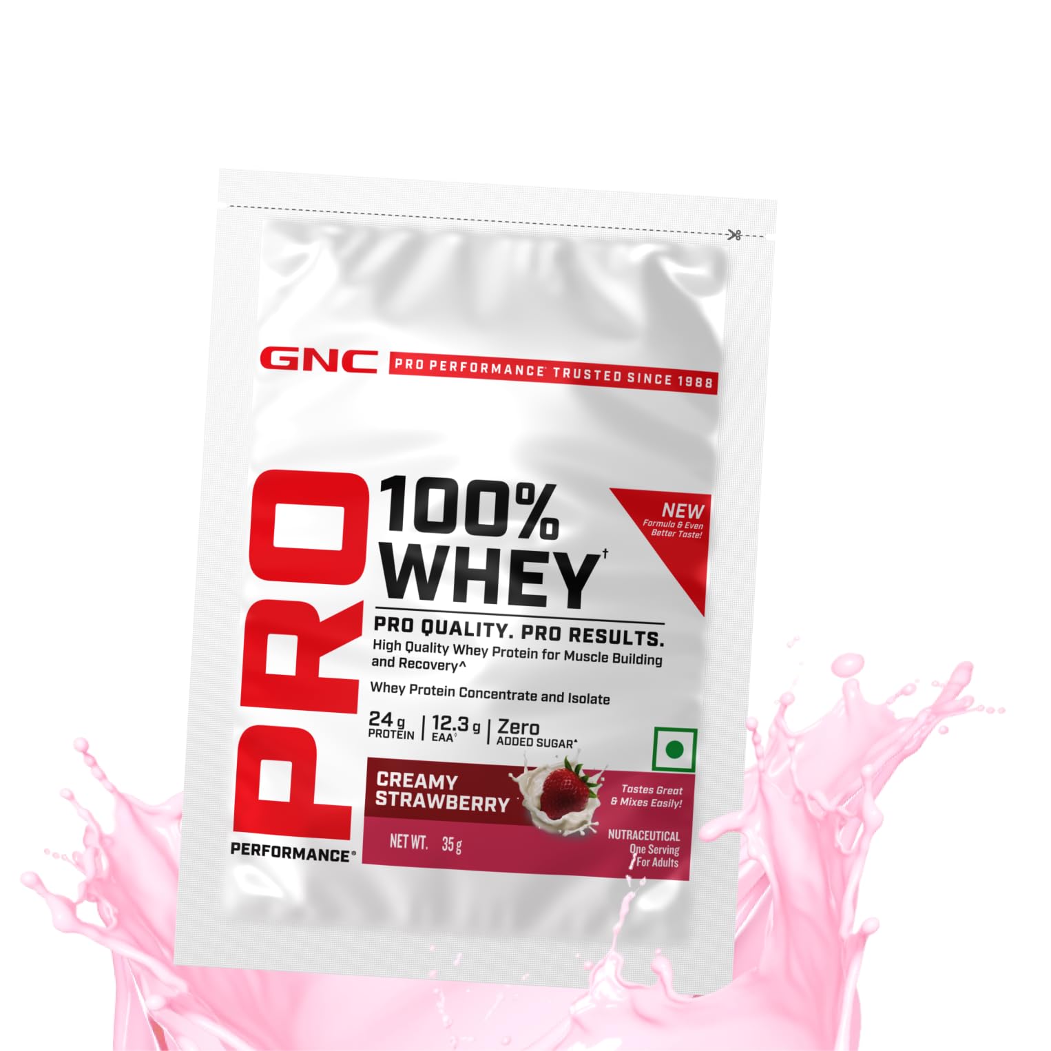 GNC Pro Performance 100% Whey Protein | New Formulation | 24g Protein, 5.7g BCAAs, 12.3g EAAs | Added DigeZyme® | Whey Isolate & Concentrate Blend, Low Carb (4.51g), No Added Sugar | Chocolate Fudge, 4kg — Amazon image 15