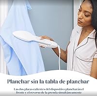 Vista 2 de Nori Press Plancha de Vapor de Viaje - Plancha de Mano Con Función de Vapor Opcional - Sin Requerir Tabla de Planchar - Fácil de Usar con 6 Ajustes