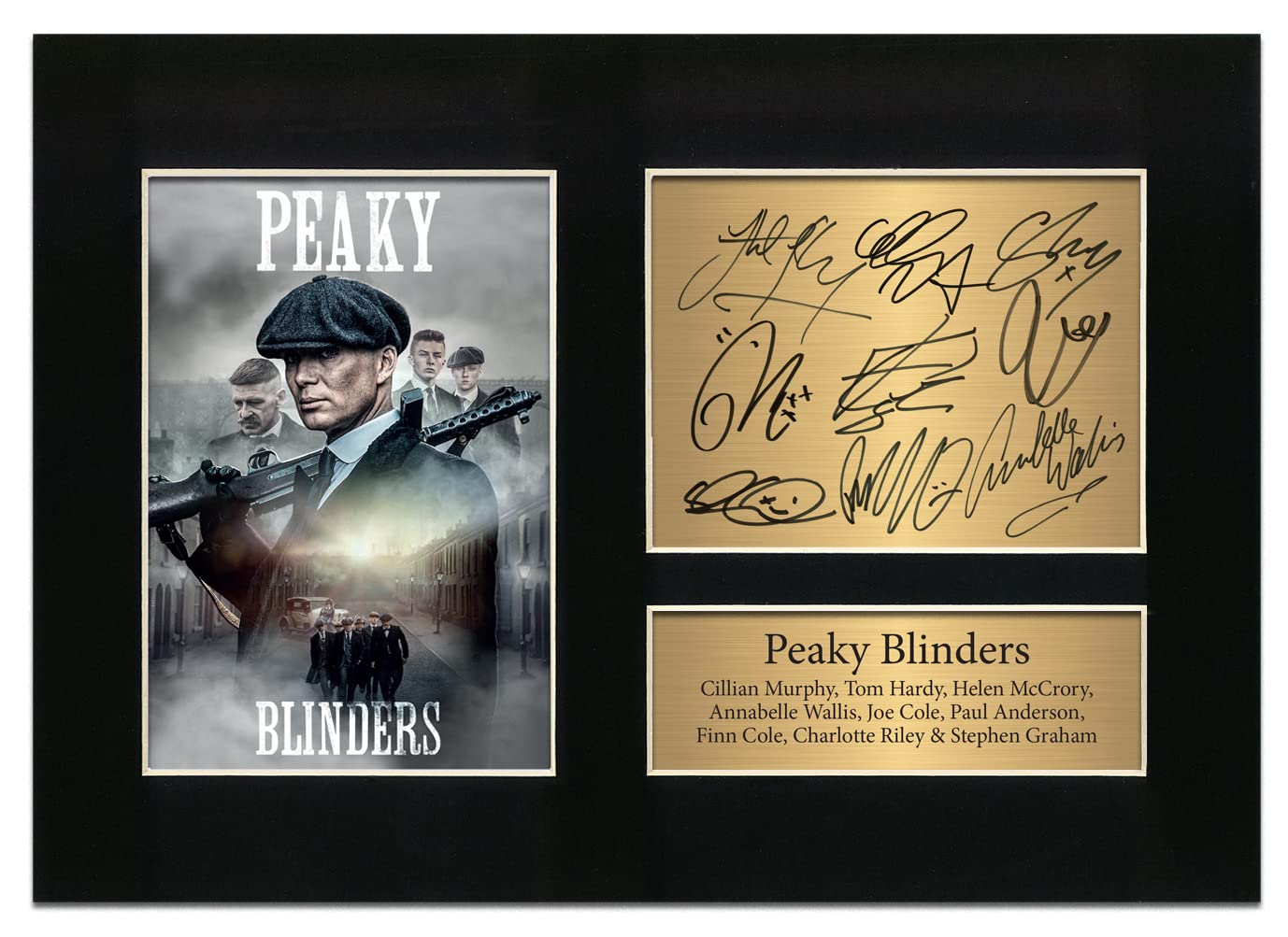 Zulu Image Black Peaky Blinders Cast Signed Cillian Murphy Paul Anderson Memorabilia A4 Printed Autograph Photo Reproduction Print Picture Display No92,
