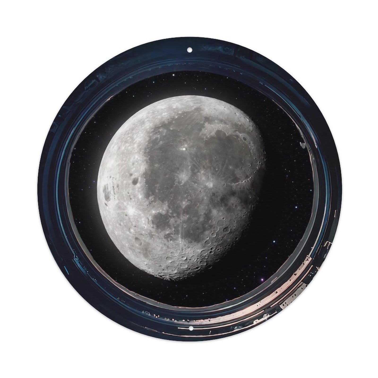 Moon Mare Tranquillitatis Sea Metal Tin Sign