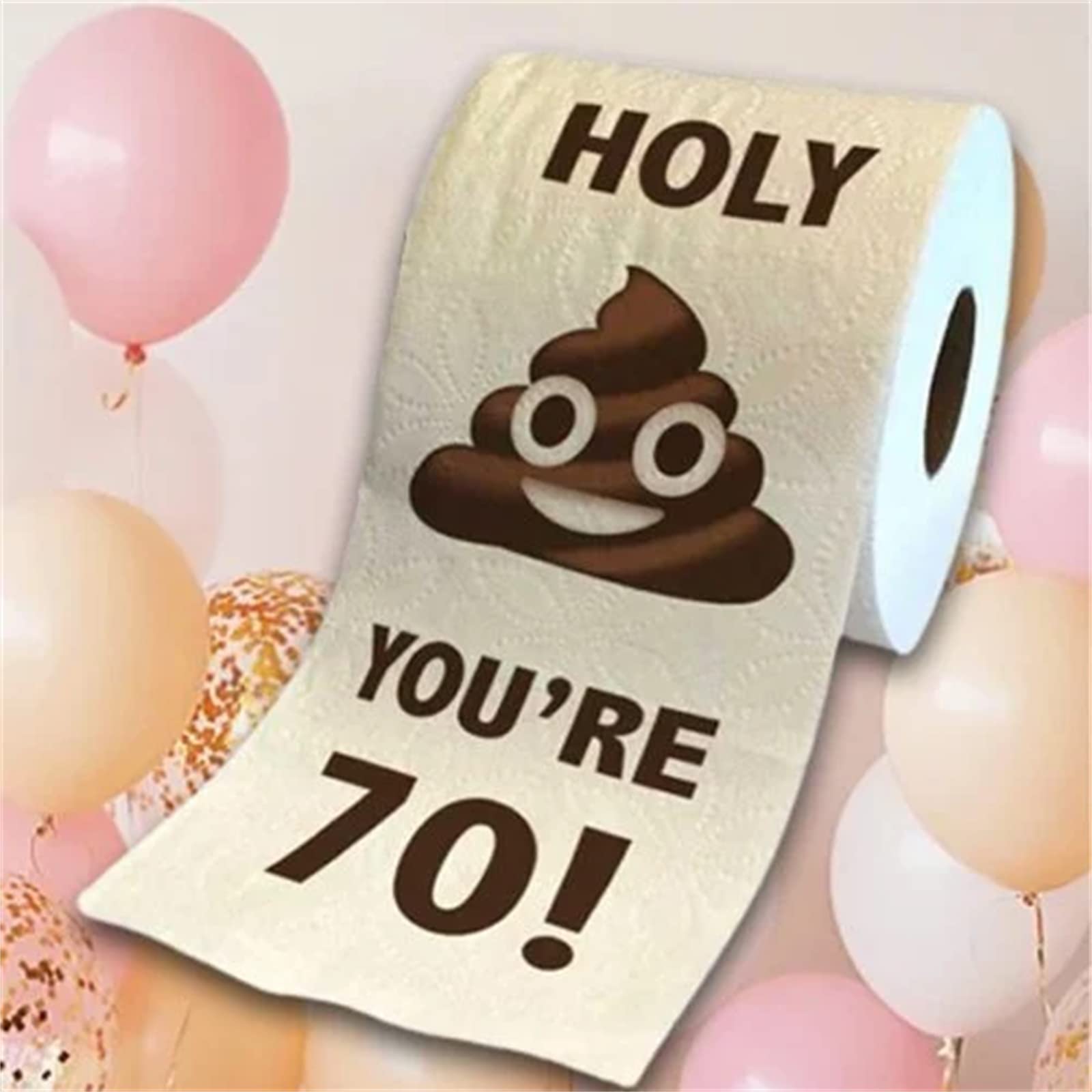 Cubikokih Printed Roll Paper Poop Printed Paper Towel Household Toilet Paper Toilet Paper Cored Roll Paper Roll Paper Color Napkin (70)