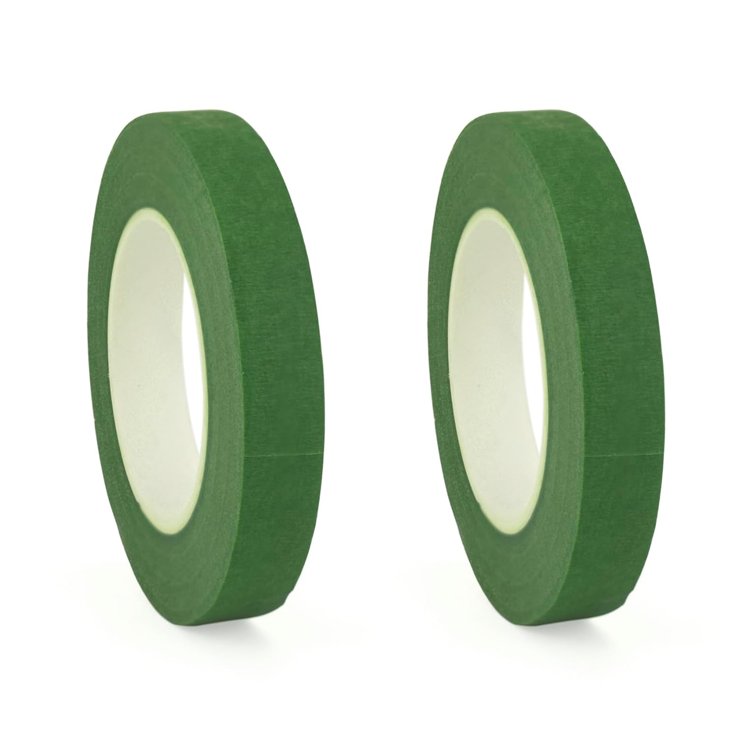 ZIIYAN 2 Rolls 1/2" Wide Green Floral Tapes Flower Tape