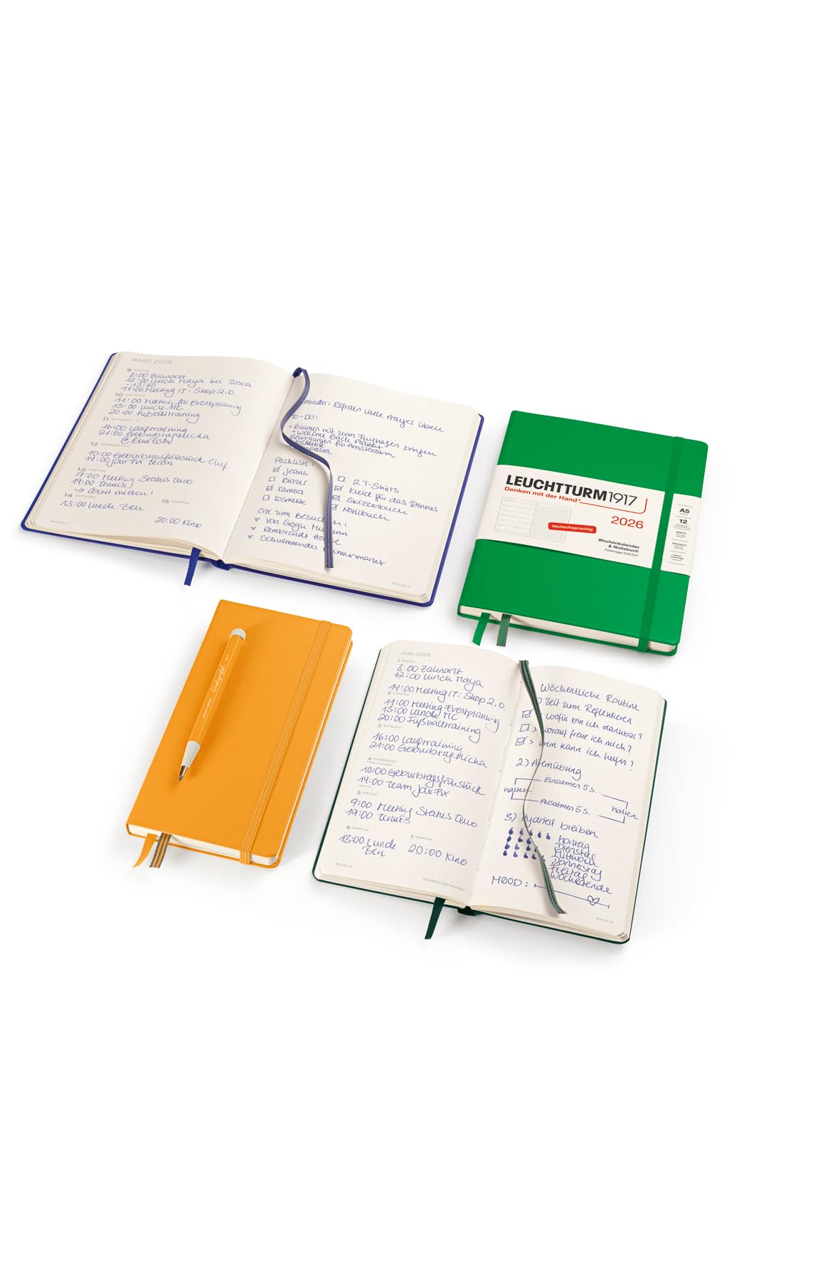 LEUCHTTURM1917 372874 Agenda semainier et bloc-notes 2026 - Motif