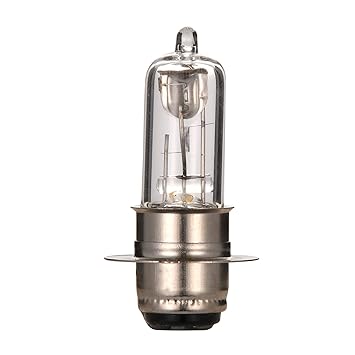 WOOSTAR 12V 35W Motorcycle Headlight P15D Halogen Bulb High Low Beam Replacement for 50cc 250cc Taotao ATV Moped Scooter