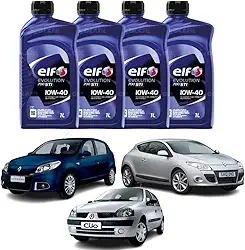 Elf Evolution 700 STI 10W-40, Óleo de Motor Semi-Sintético, Kit com 4 Litros, para Veículos Renault
