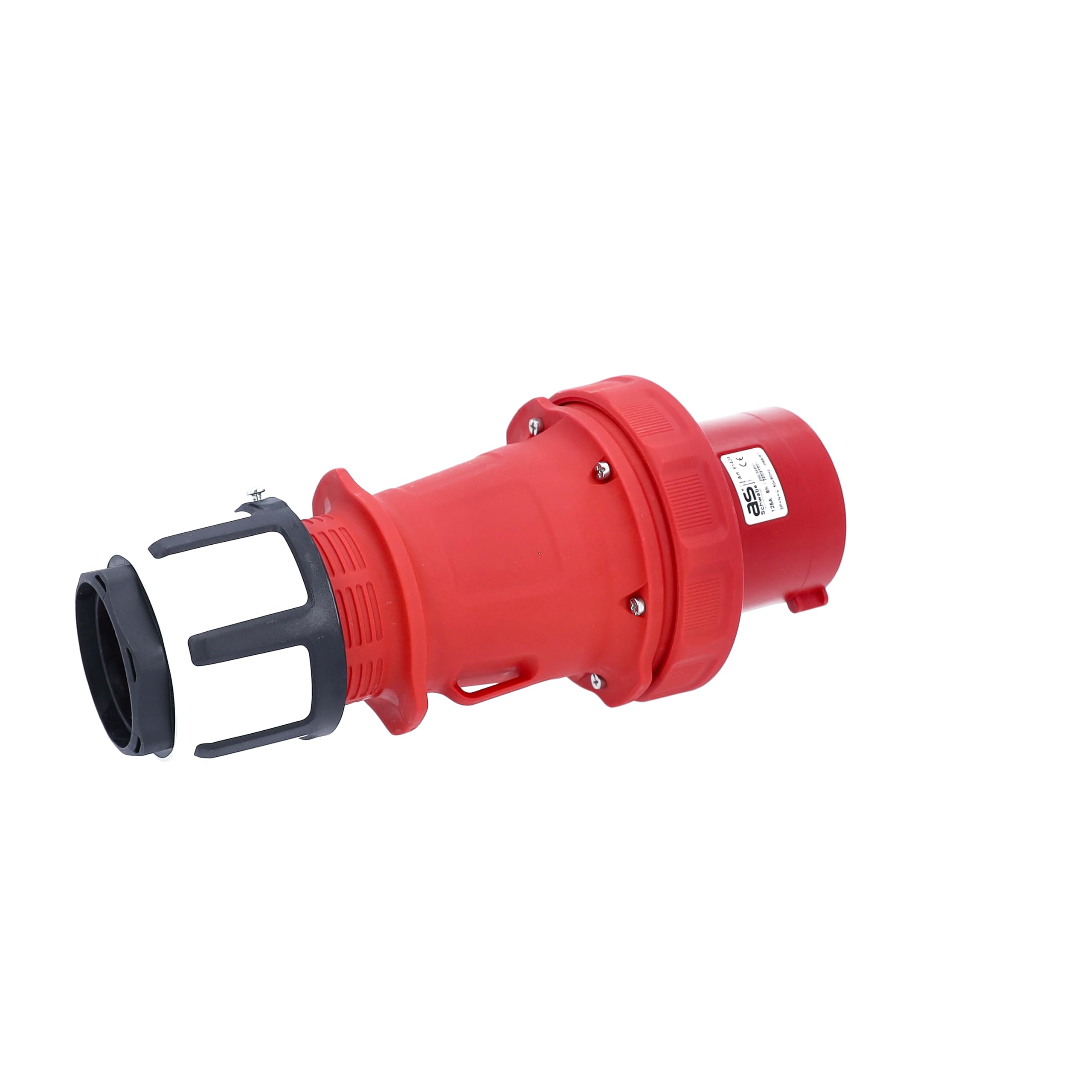 Schwabe 61424 MENNEKES Fiche CEE avec raccord à vis Rouge 400 V 125 A