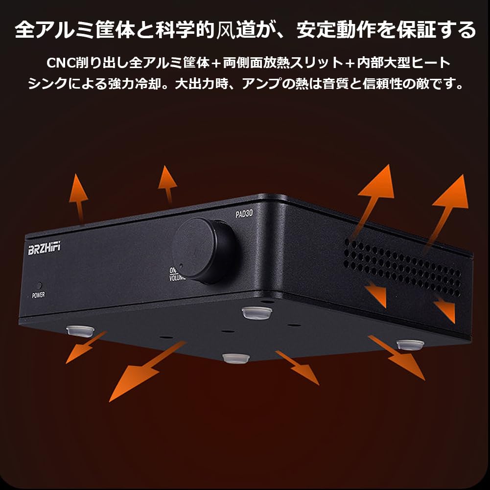 Amazon.co.jp: BRZHIFI PAD-30 デジタルパワーアンプ TPA3255: 300Wx2