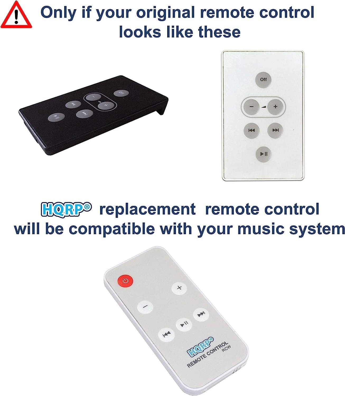HQRP Remote Control Compatible with Bose SoundDock Series 1 Digital Music System Speaker Dock Controller Series-I 277379-001