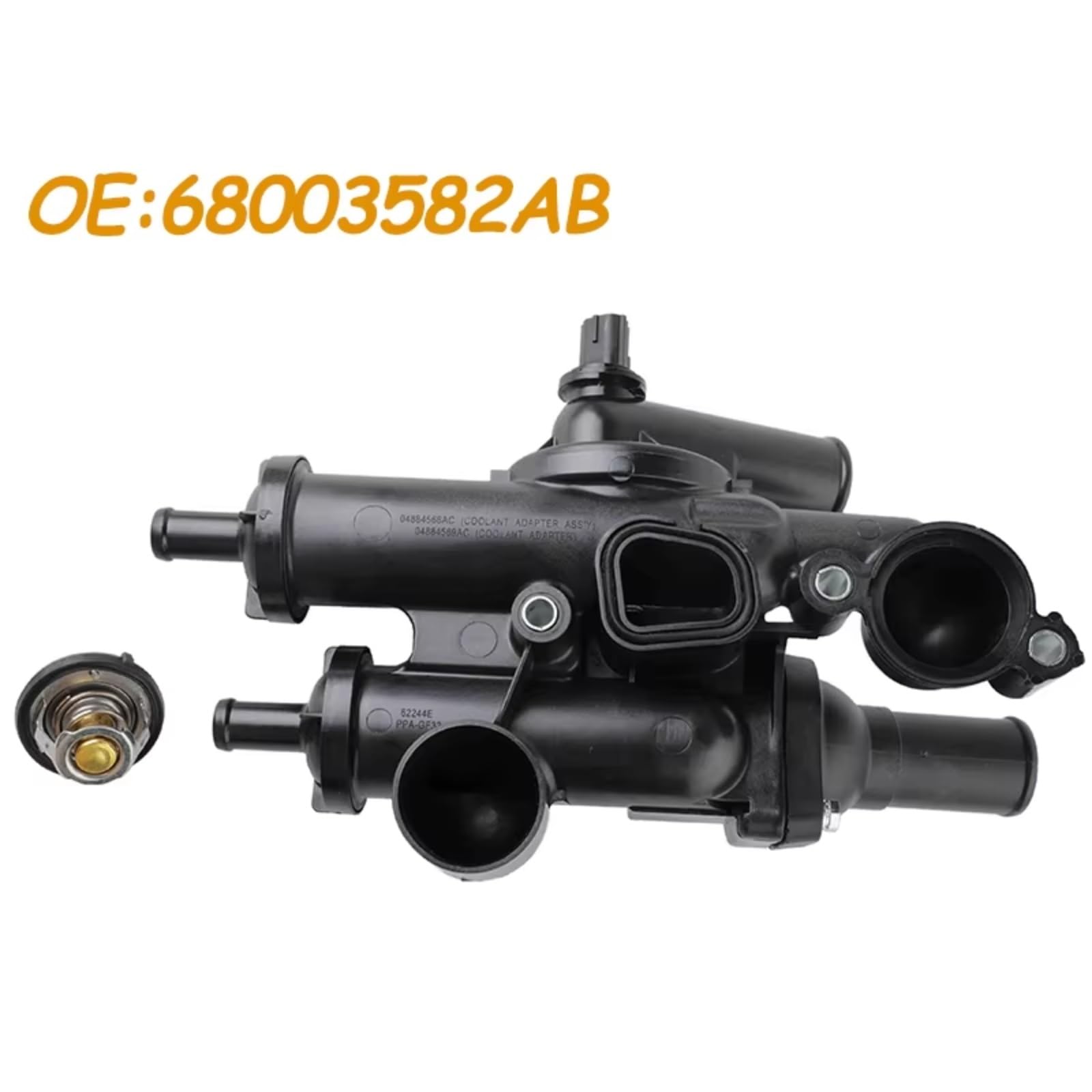 Custodia Termostato Liquido Raffreddamento 68003582AB Compatibile Con Chrysler Per Sebring 2.4L 2007 2008 2009 2010 Per 200 2.4L 2011 2012 2013 2014 Refrigerante Termostato auto