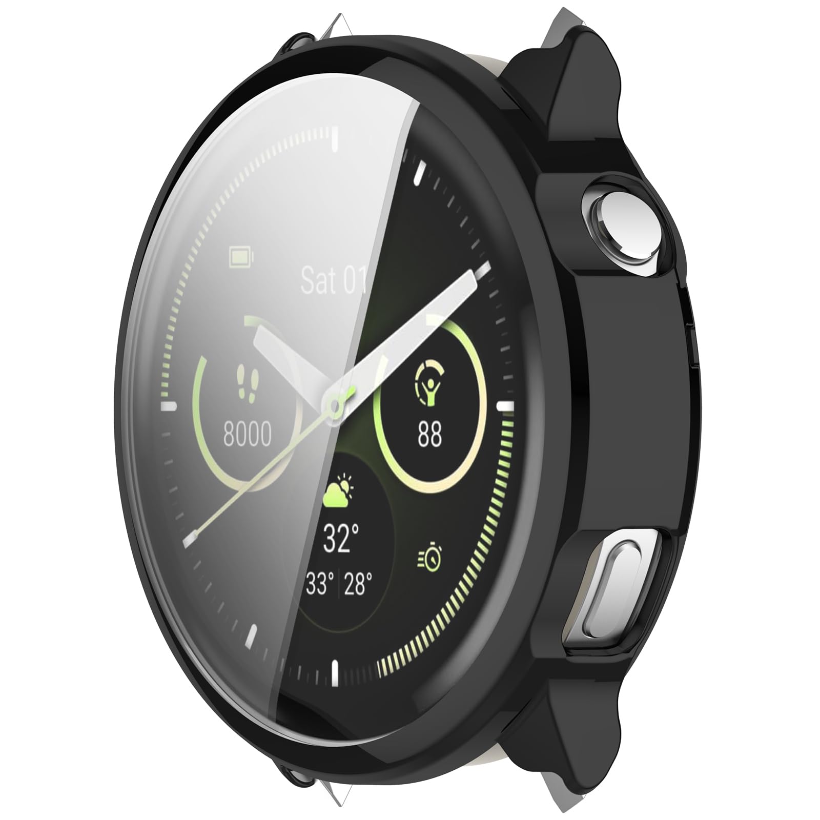 Funda para Garmin Venu 4 41mm evita arañazos con protector flexible 8