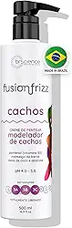 Creme para Pentear Cabelos Cacheados Fusionfrizz Brscience 500ml – Hidratação, Nutrição e Ação Antifrizz com Brilho Intenso para Cachos Curvas 3A, 3B e 3C