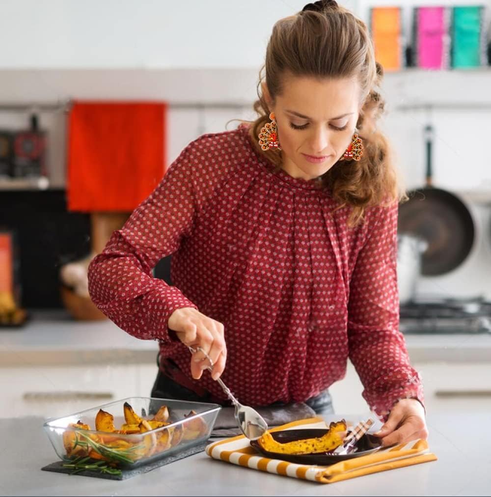 Thanksgiving Earrings Beaded Fall Earrings Lightweight Handmade Thanks Giving Owl Turkey Dangle Earrings for Women Autumn Jewelry Holiday Gift - Image 5