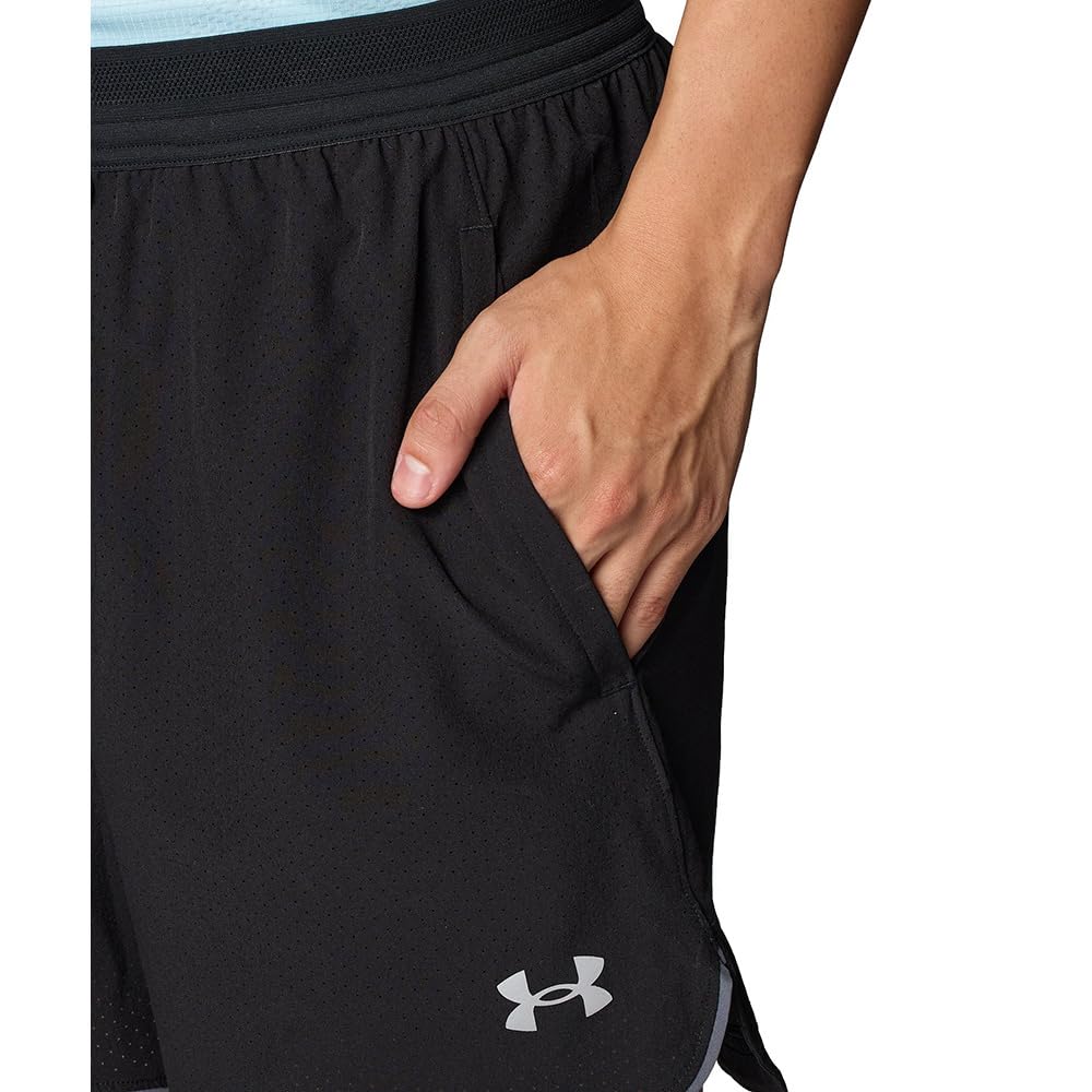Under Armour Velociti Pro Vent 5In Short de Running Hommes Noir - ultimateblack/Reflective XL