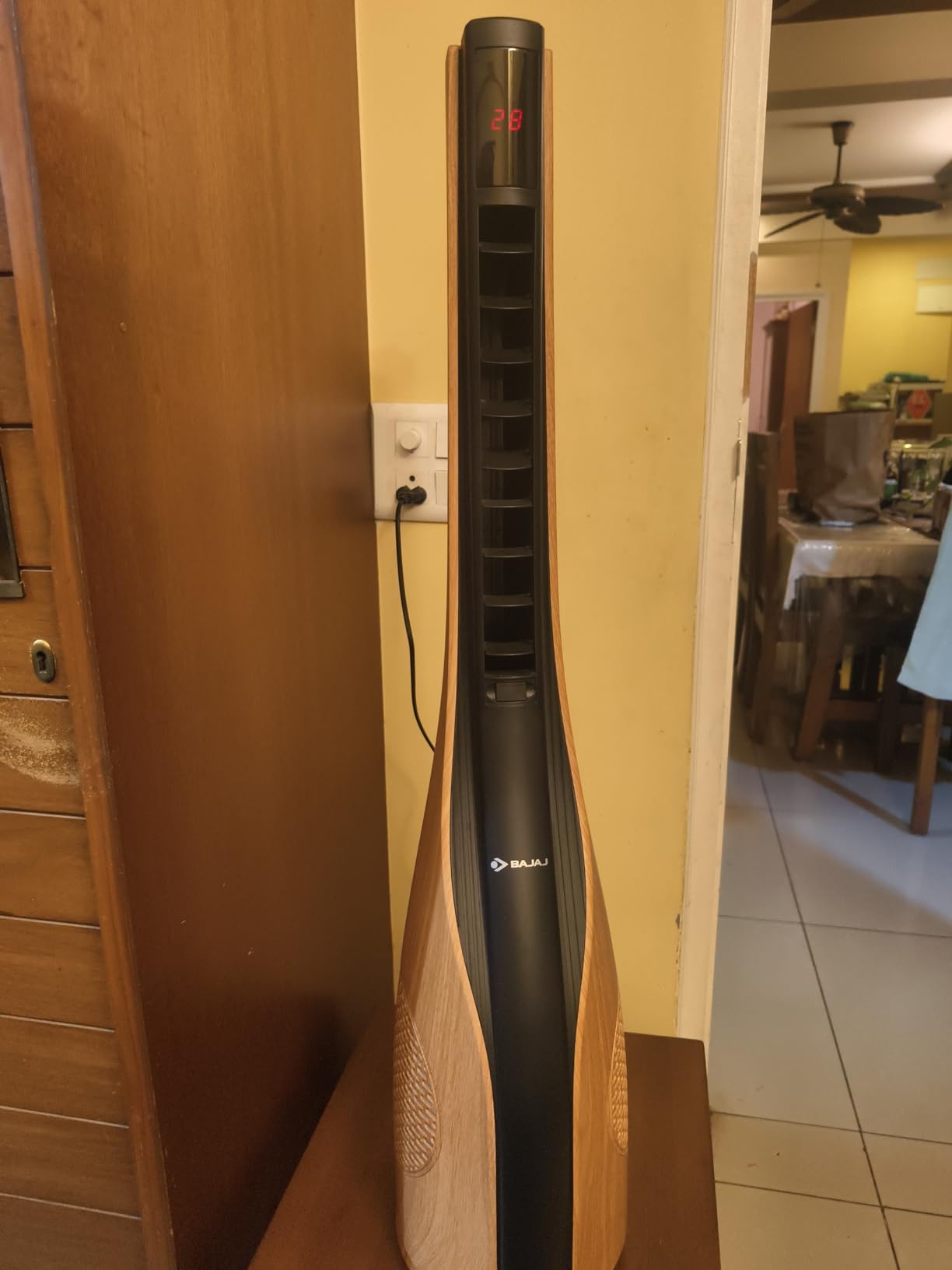 Buy Bajaj Tempesta 80 W, 4 Speed Levels with Remote Control Tower Fan