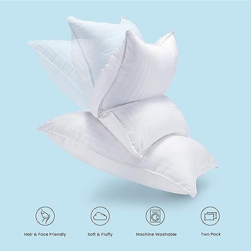 Miniatura 7 de SLEEP ZONE Cubrecolchón refrescante Plus Hotel Collection Almohadas de cama (juego de 2) y juegos de edredón clásicos de poney, tamaño Queen