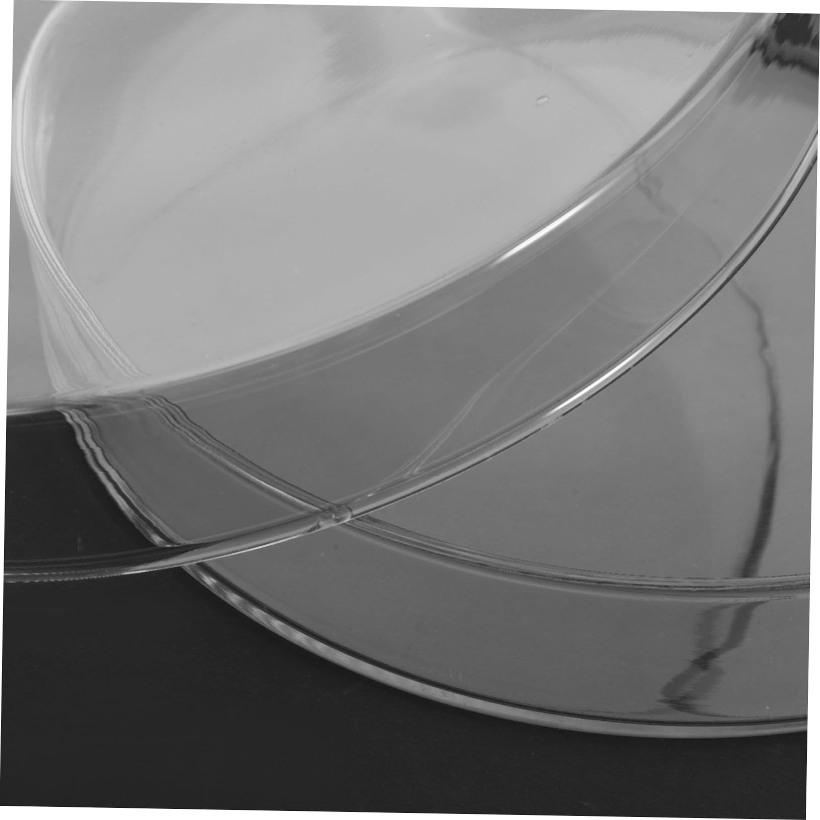 Hemobllo Piastra Petri in Vetro Borosilicato Spessa Trasparente con Coperchio per Colture Cellulari e Ricerche Microbiologiche Resistente e Facile da Pulire per Laboratori e Scuola