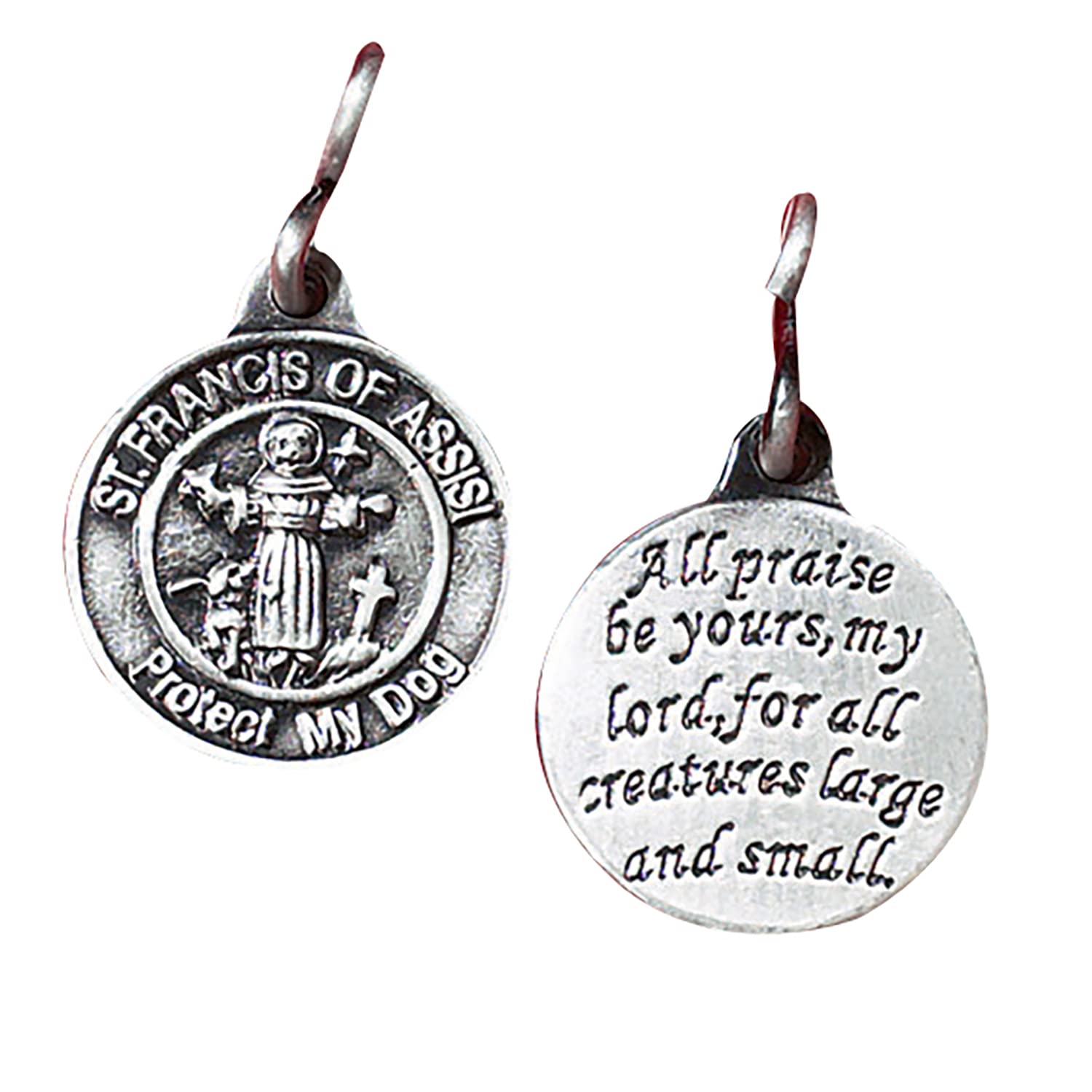 Sacred Traditions-Pewter St Francis Pet Tag/Medal, Dog
