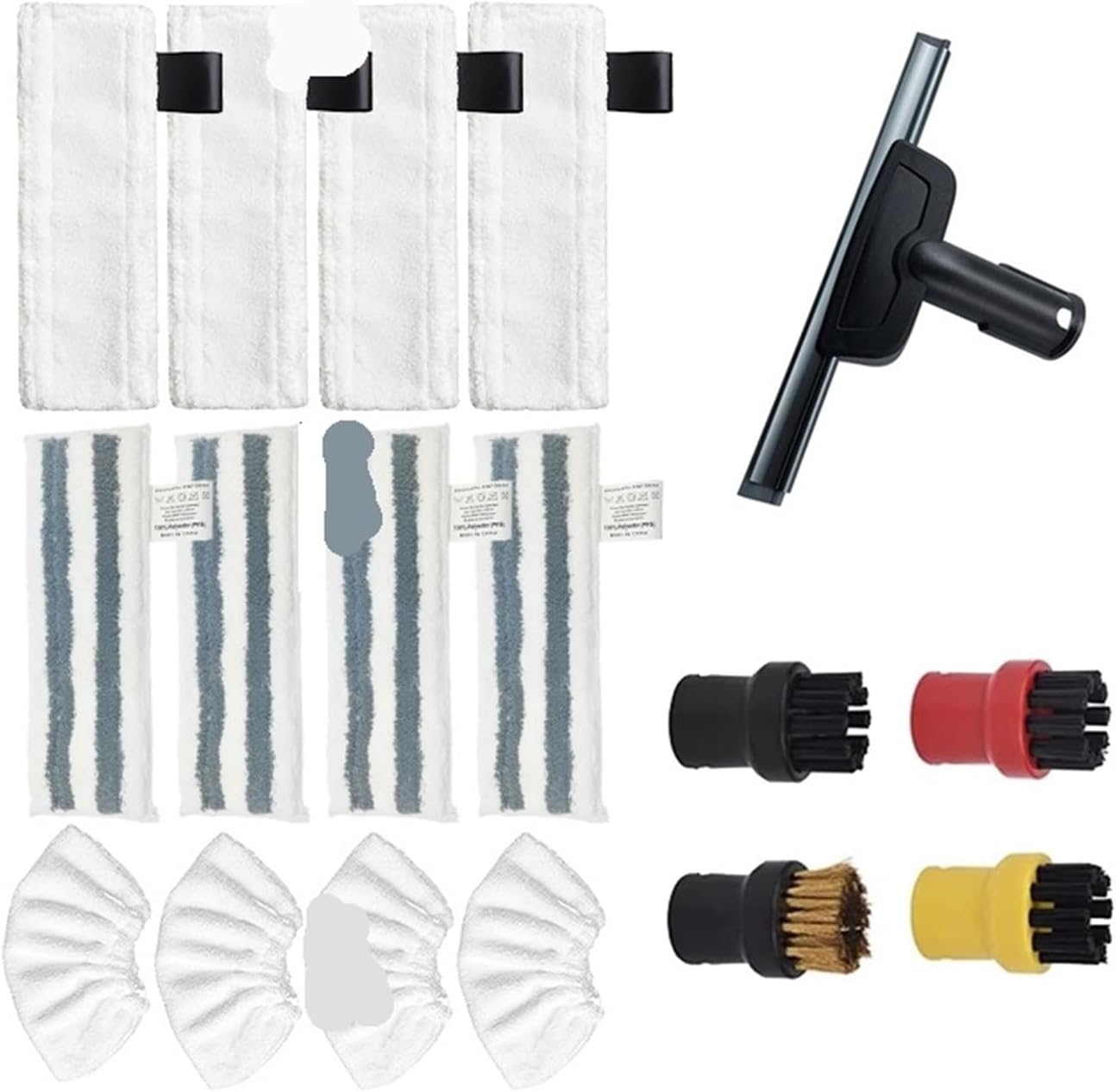 Handheld Vacuum Cleaner Parts Accessories，Microfiber Steam Mop Heads Steam Mop Cloth Clean The Parts，Compatible for Karcher Easyfix SC2 SC3 SC4 SC5 (Color : As Shown f), mei0203jb