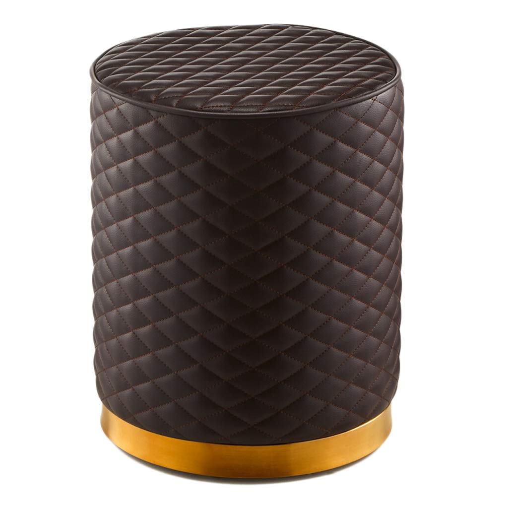 Salon de coiffure coiffure et soins : tabouret à roulettes marron