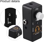 Portable Headphone Amp Guitar Effect Pedal with Output and Volume Control for MOSKYAUDIO Guitar Effects