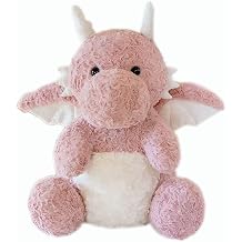 Dragon Stuffed Animals Soft Plush Cute Dragon Doll for Boys Girls 7.8in Corn Dragon Pink