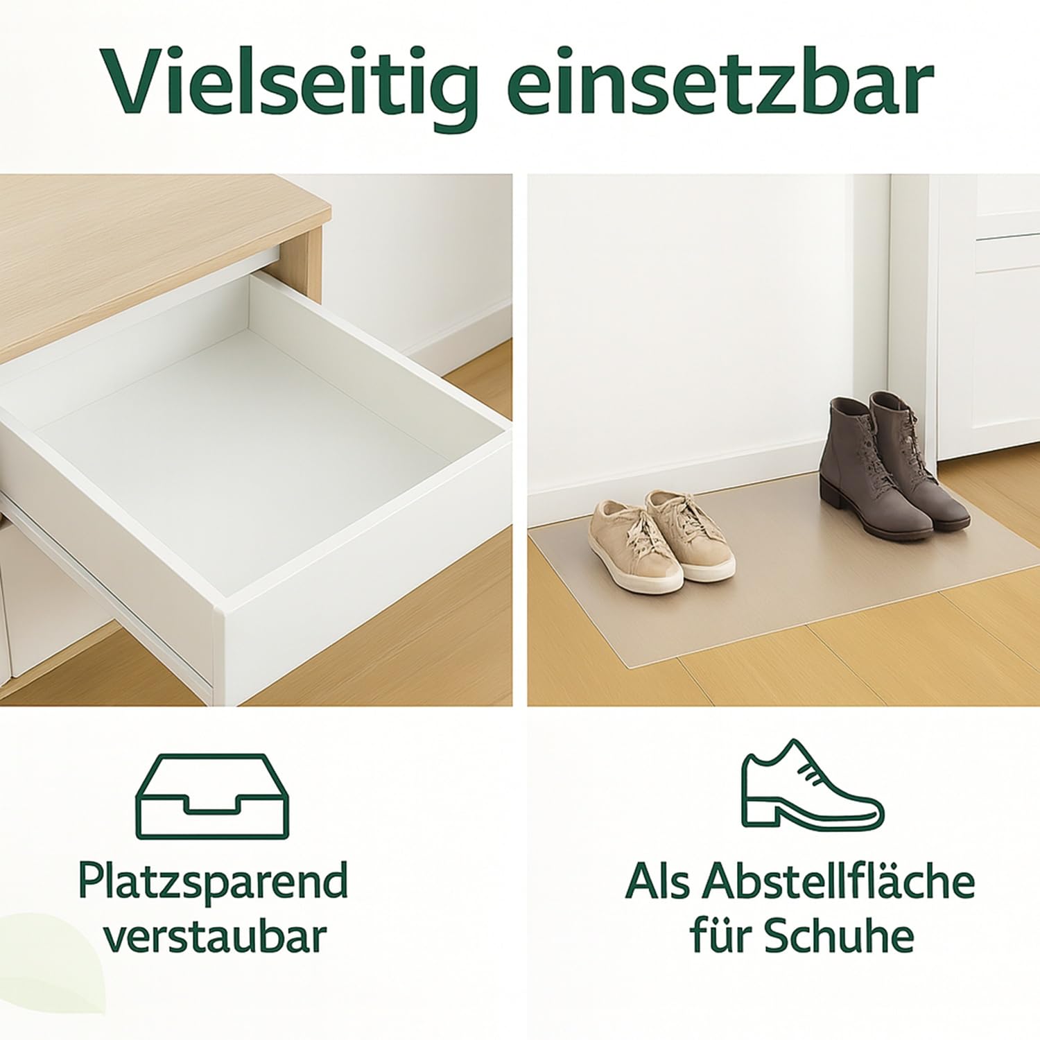 Bodenschutzmatte Transparent PVC Stärke 2 mm Breite 1 m Individuelle Länge Zuschneidbar Bürostuhl rutschfest Schreibtischunterlage 2,00 m x 1,00 m Transparent