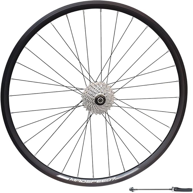 QR 700c (ETRTO 622x14) Road Racing Bike REAR Wheel + 10 Speed Cassette