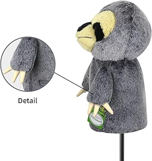 Scott Edward Animal Zoo Golf Driver Wood Covers, Fit Drivers and Fairway, Lovely Dogs, Funny and Functional